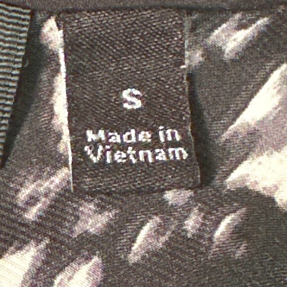 APT. 9 Abstract Black and White Print Polyester Tank Top Blouse Size S - Picture 8 of 11